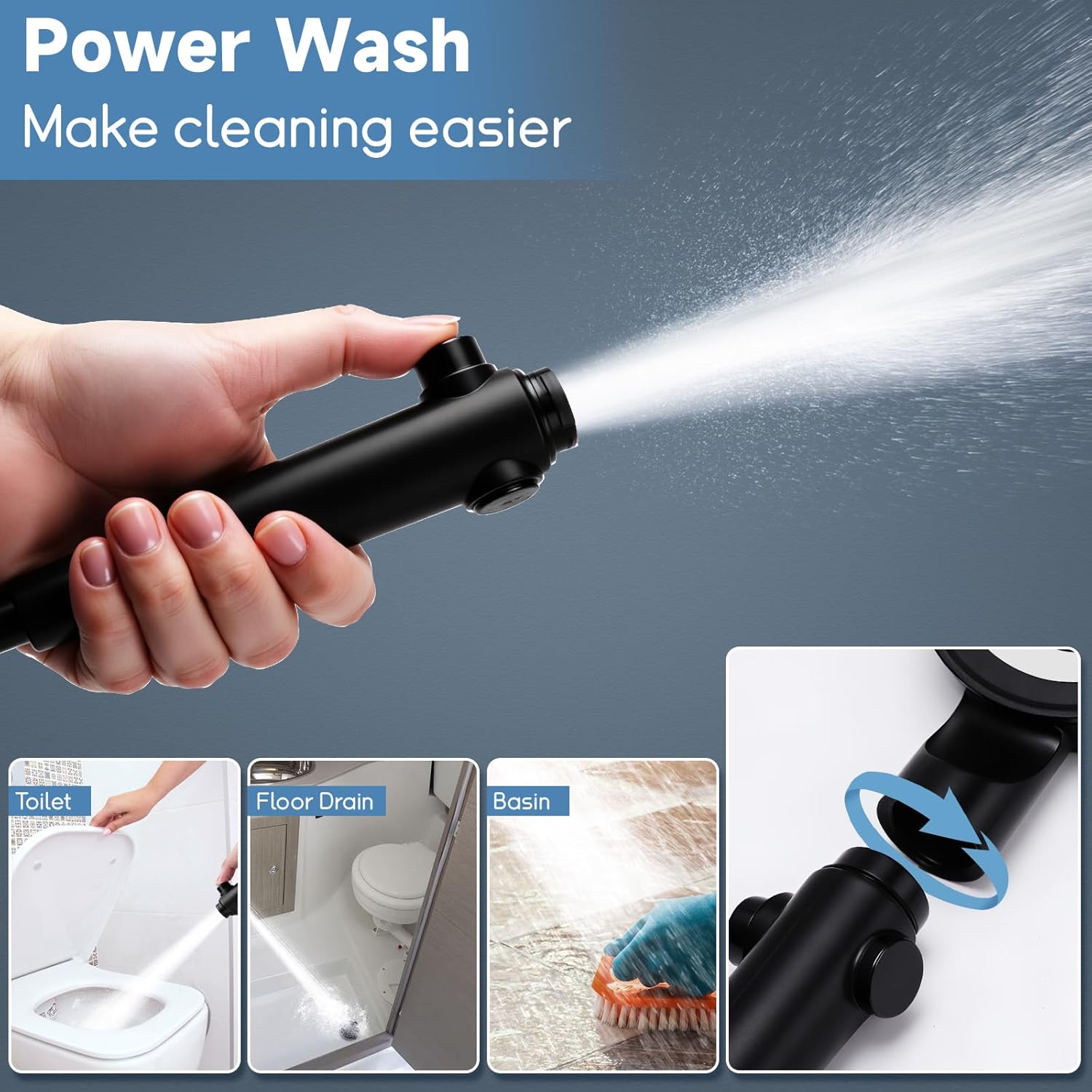 High Pressure Handheld RV Shower Head