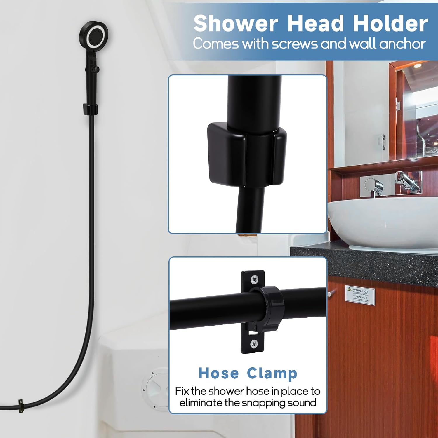 High Pressure Handheld RV Shower Head