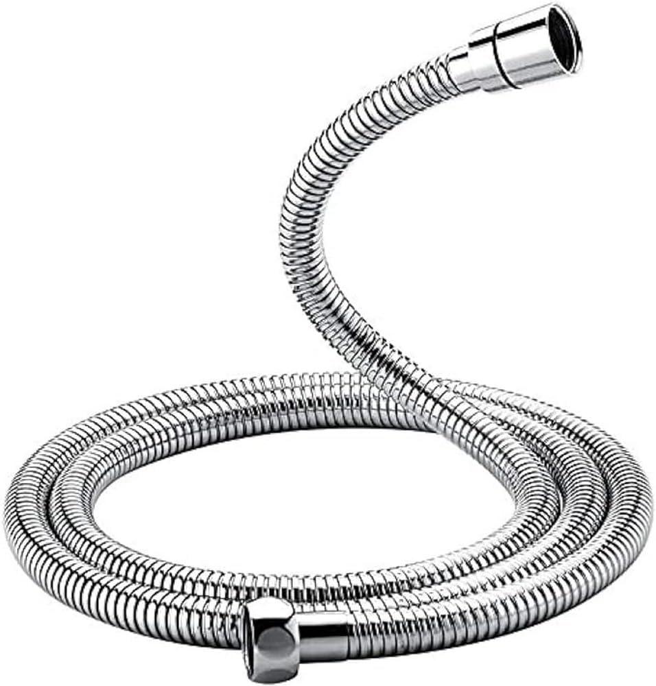 1/2" 1.5m Stainless Steel Shower Hose – Anti - Kink, Leak - Resistant, Durable, Chrome/Silver Universal Fit - THEONESHOWER