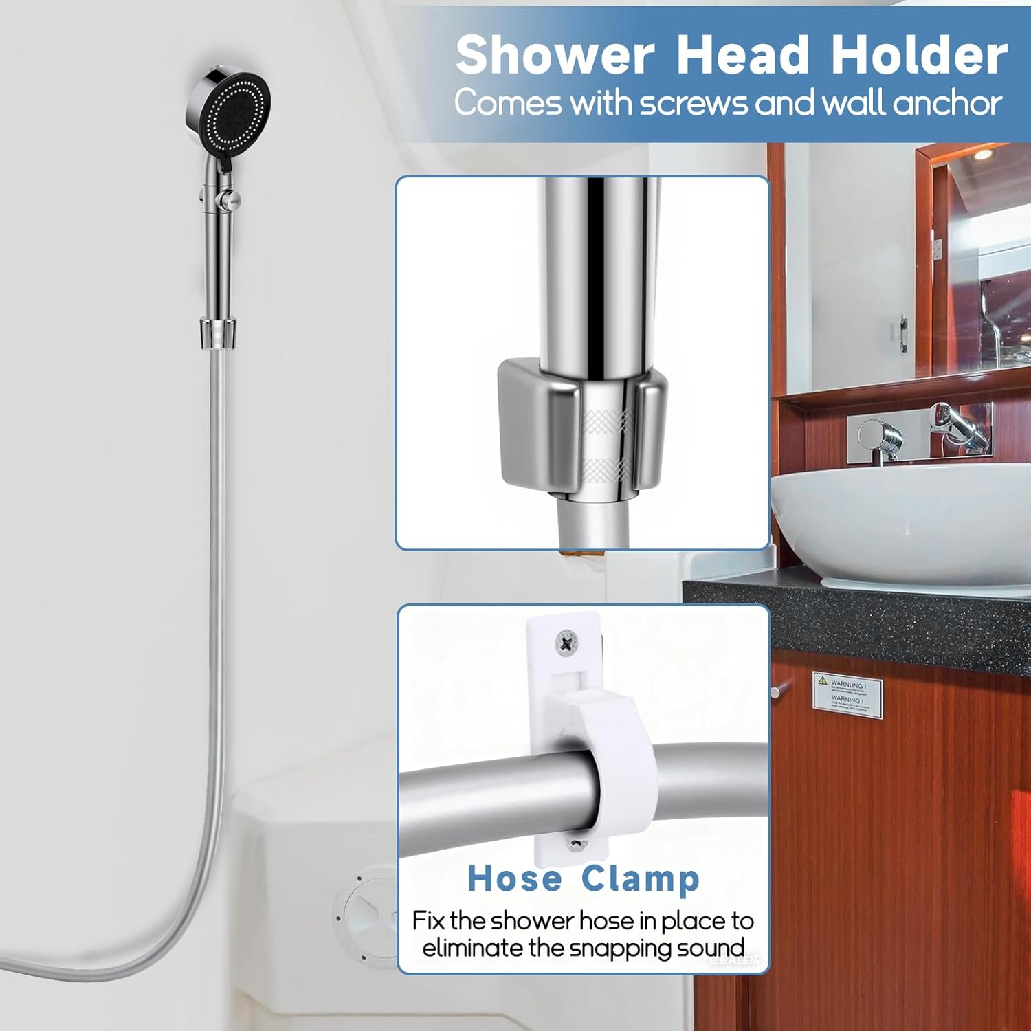 High Pressure Handheld RV Shower Head