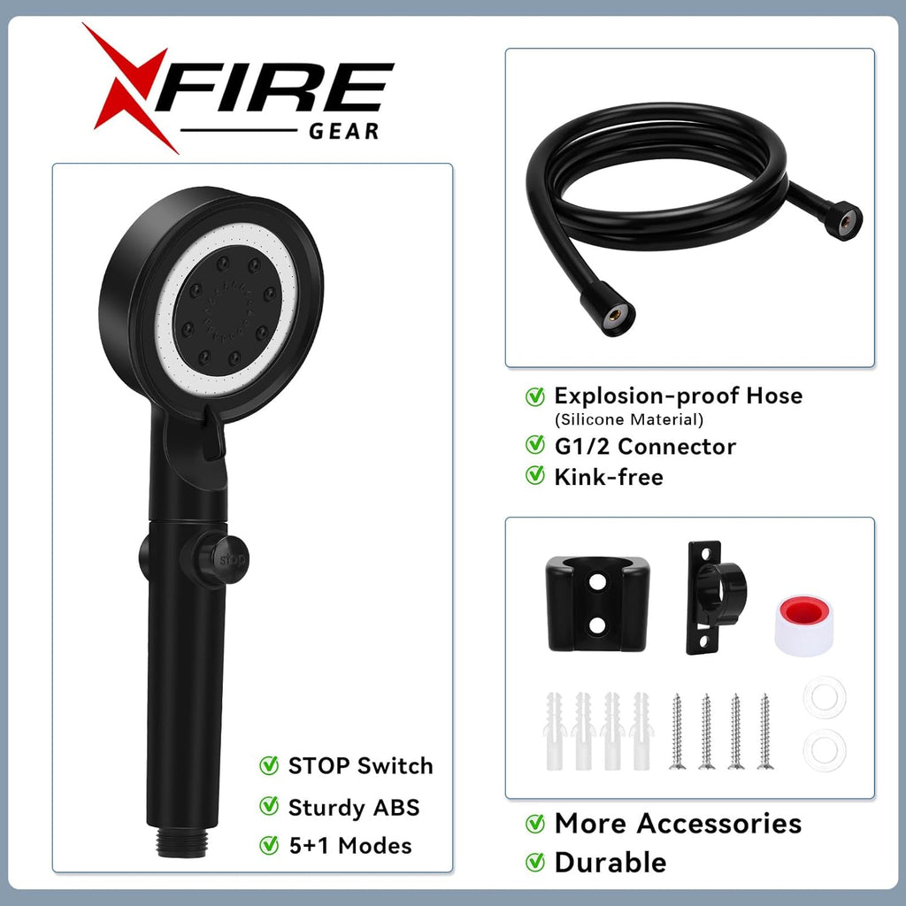 High Pressure Handheld RV Shower Head