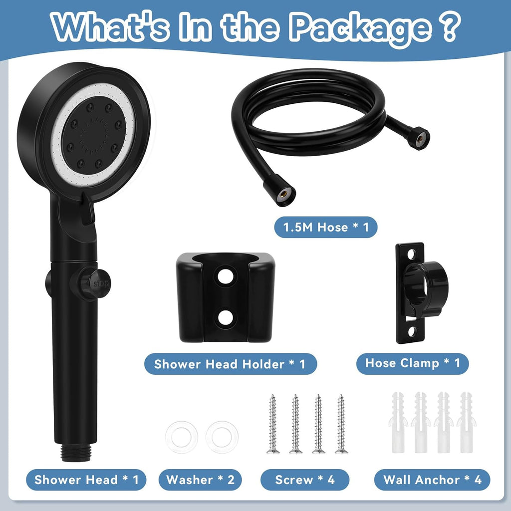 High Pressure Handheld RV Shower Head