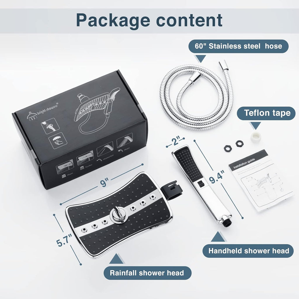 Dual Shower Head Combo