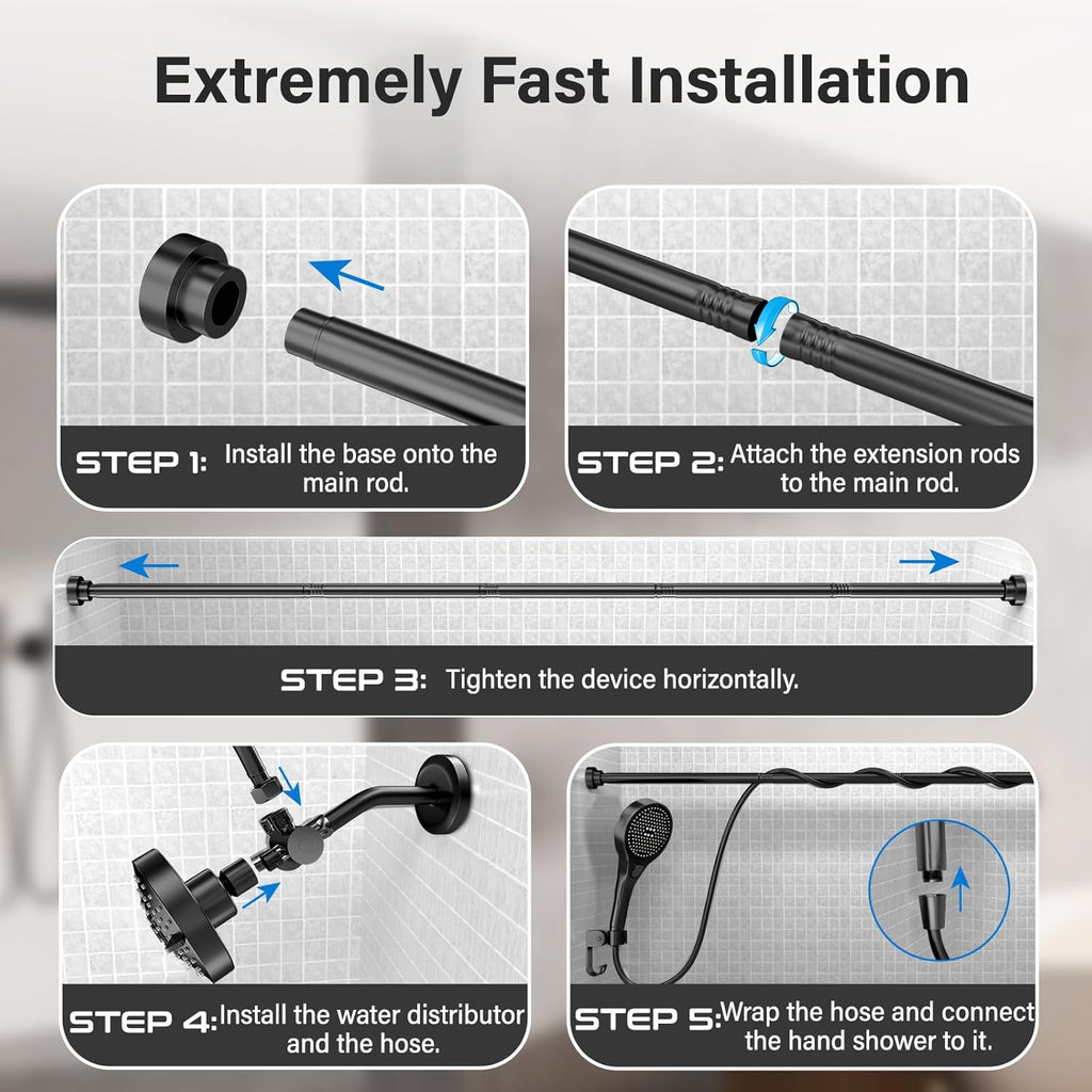 Dual Shower Head for Couples Bathroom