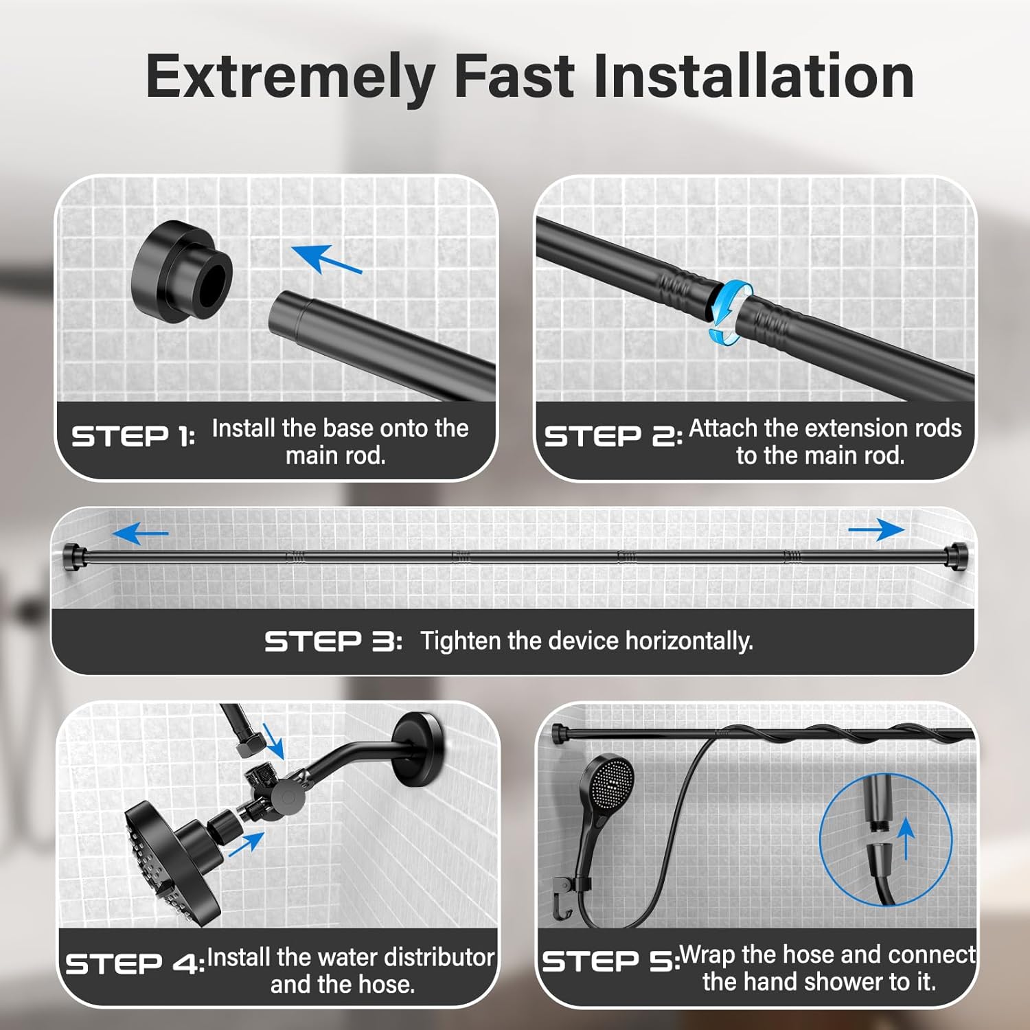 Dual Shower Head for Couples Bathroom