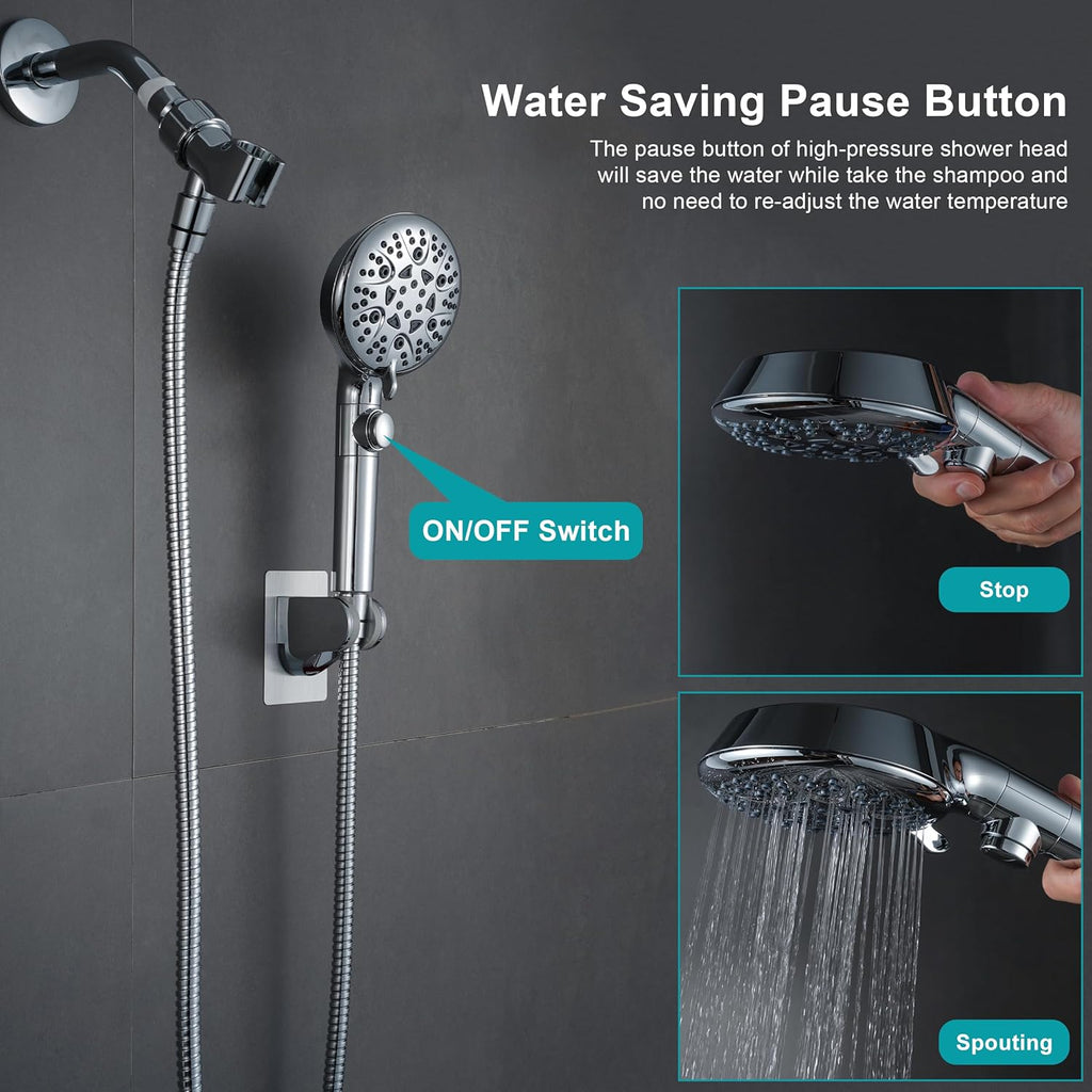 8-mode handheld shower hea