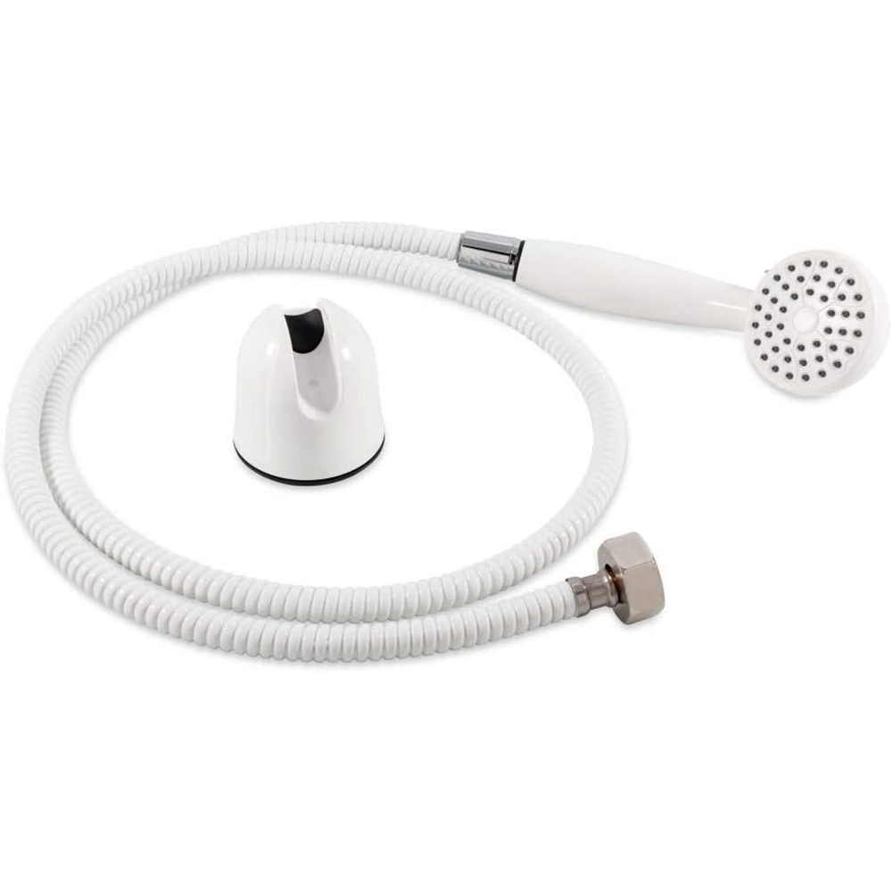 RV Hands-Free Outdoor Shower Kit with Suction Mount & Hose