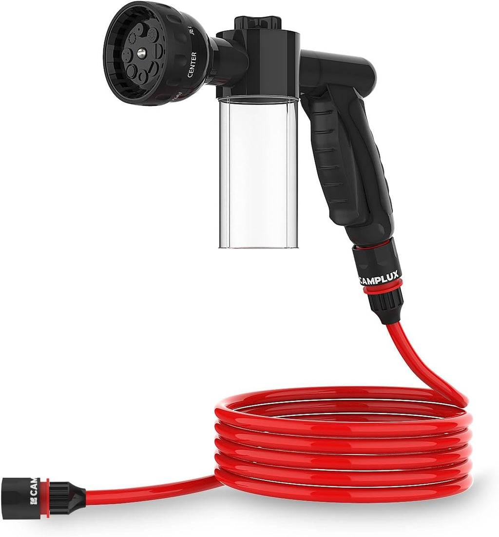 Pet Wash Hose with Built-in Soap Dispenser