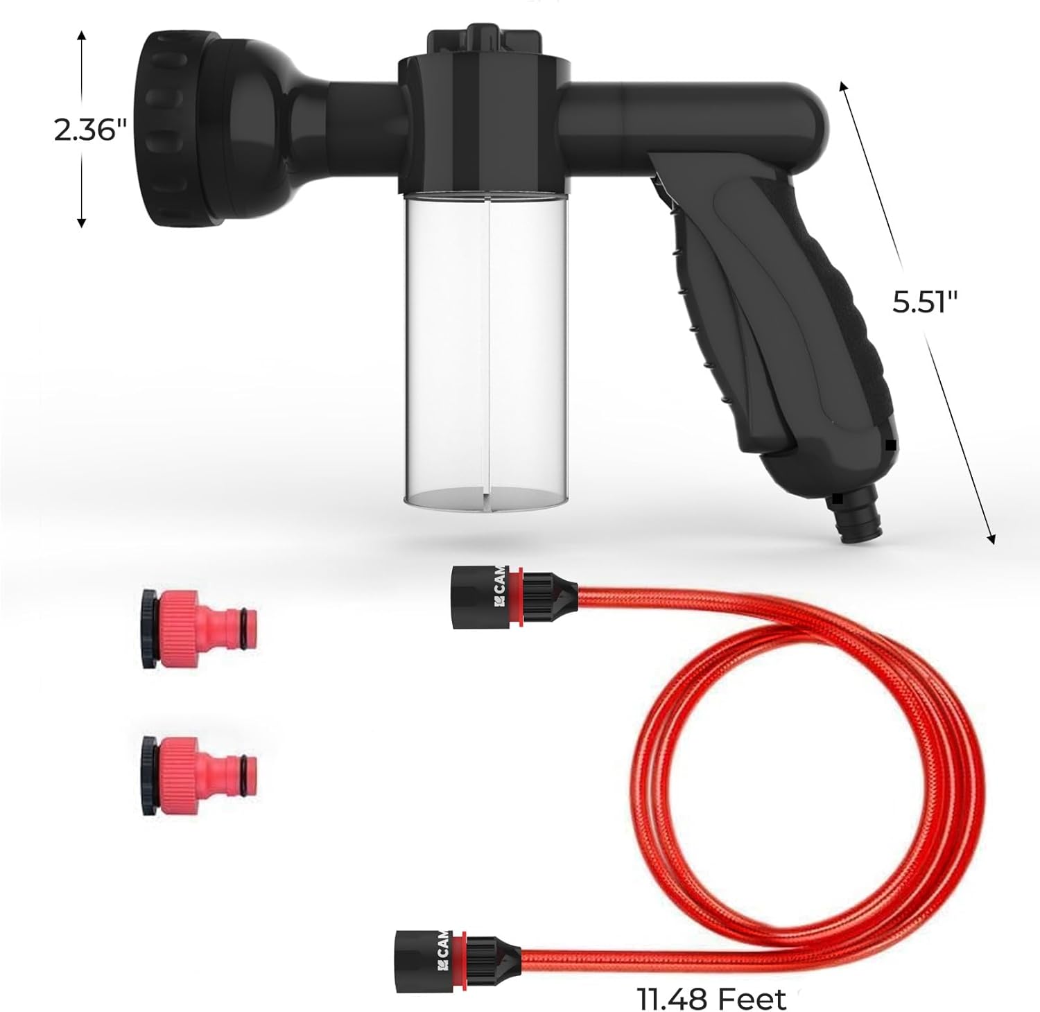 8-in-1 Dog Shower Sprayer Modes