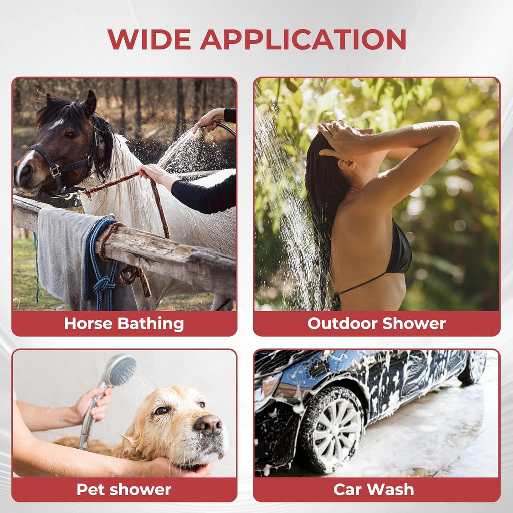 Pet Wash Hose with Built-in Soap Dispenser