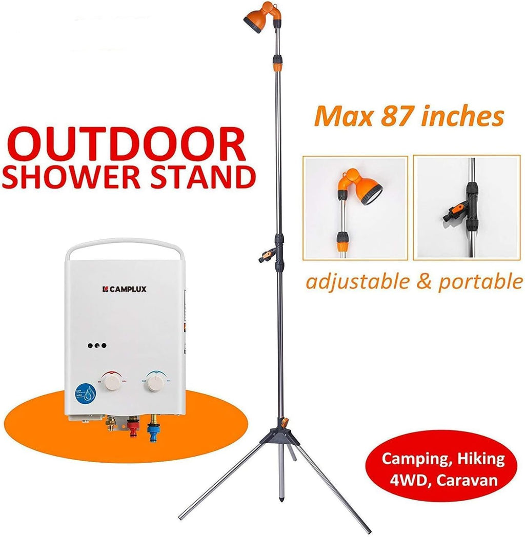 Portable Tripod Poolside Shower 7.25FT Tall