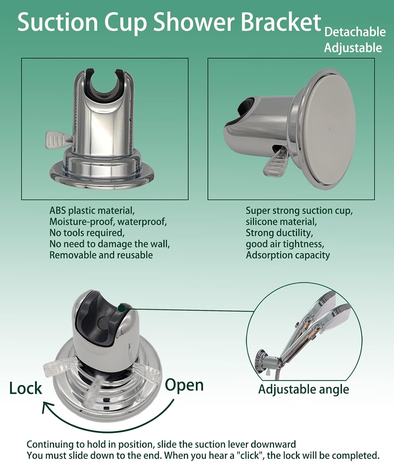 RV Exterior Shower Strong Suction Mount