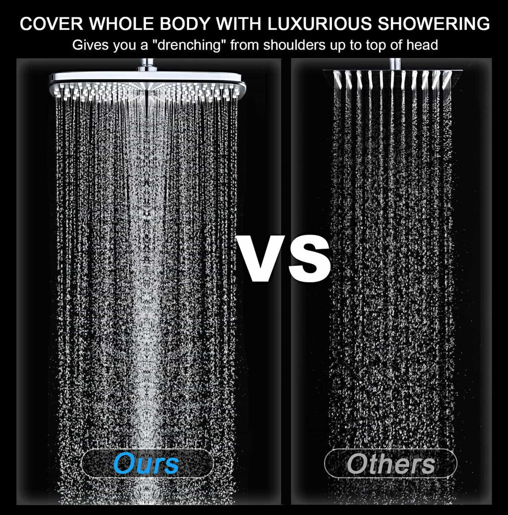 12 Inch Rainfall Shower Head with Handheld