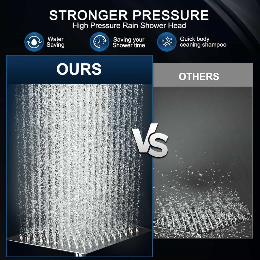 10 Inch Rainfall Shower Head with Handheld Combo