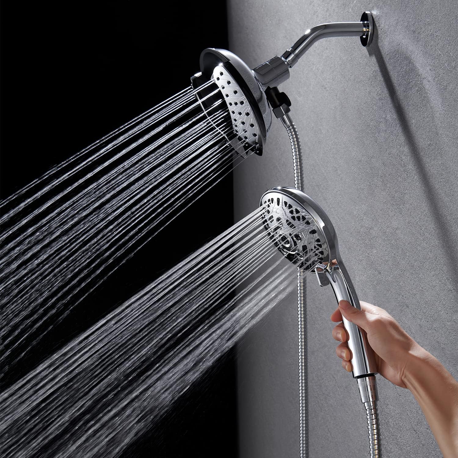 Rainfall Shower Head with Handheld Combo