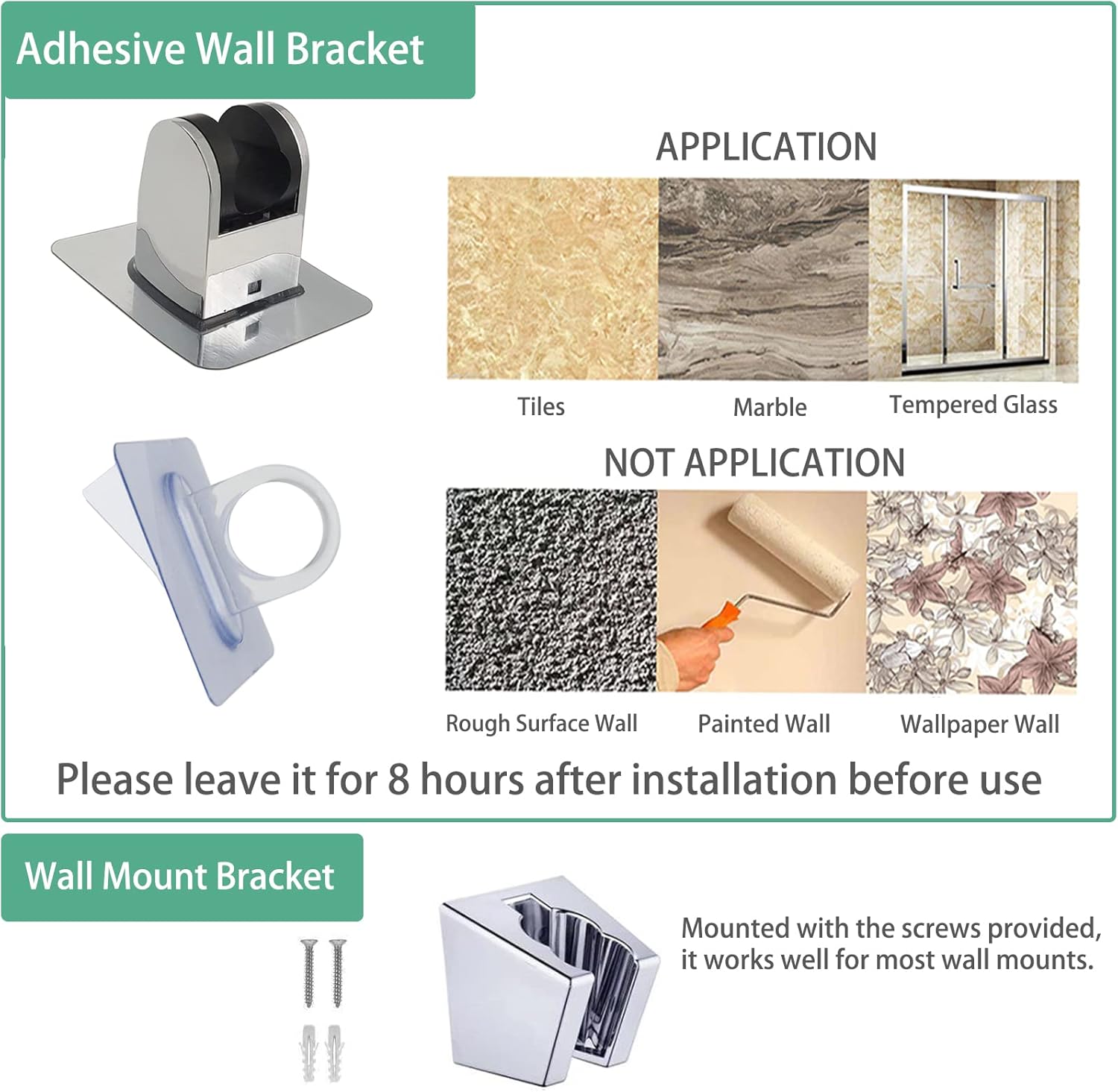 Chrome RV shower faucet kit