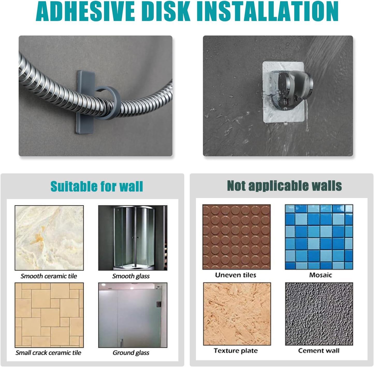 Handheld 5 - Spray Shower Head with Switch – High - Pressure & Water - Saving for Camper & RV - THEONESHOWER