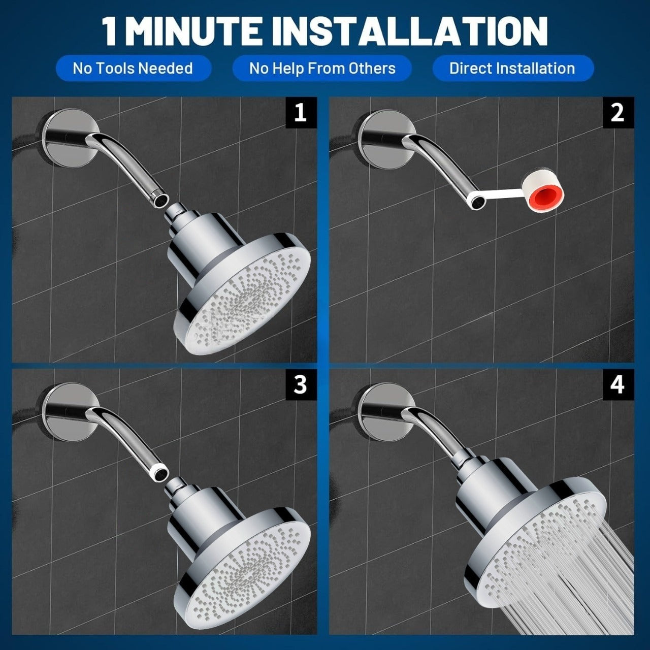 Filtered Overhead Shower