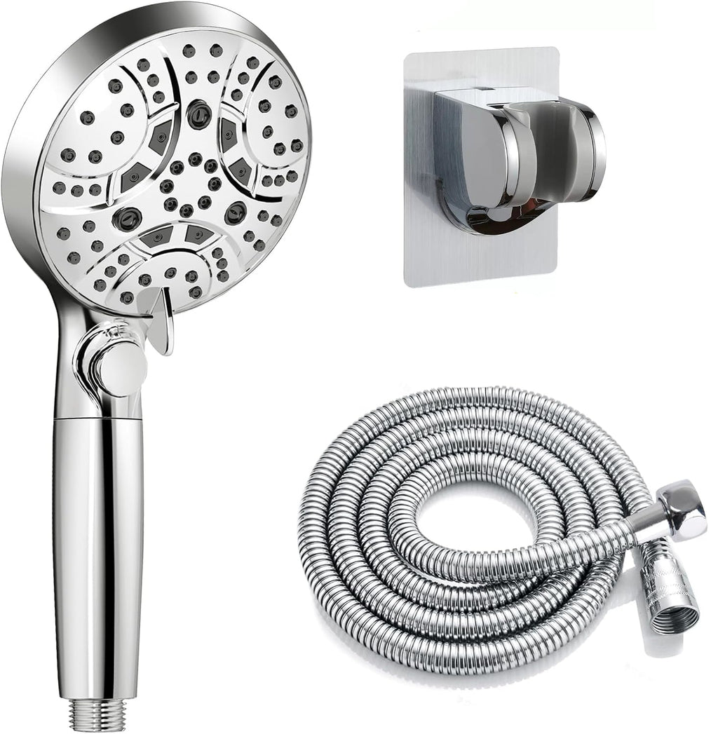 High - Pressure 10 - Mode Shower Head with Hose and Holder – Perfect for Home & RV Use - THEONESHOWER