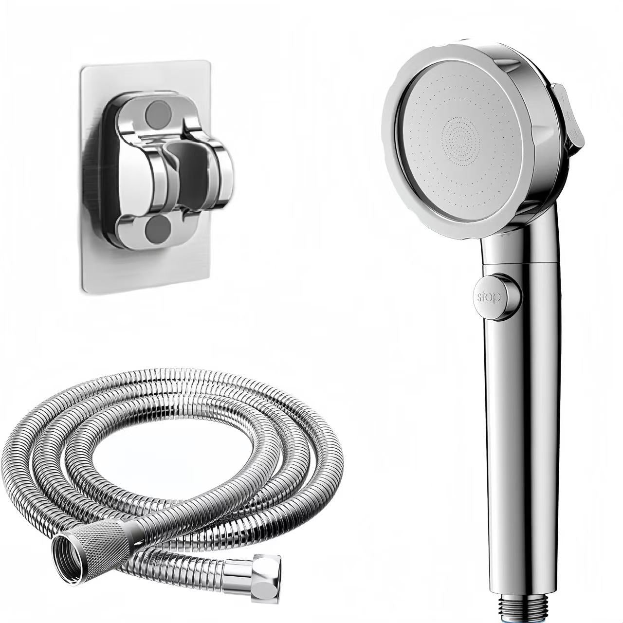 High - Pressure Camper Showerhead – Handheld with Hose, Detachable Filter & On/Off Switch - THEONESHOWER