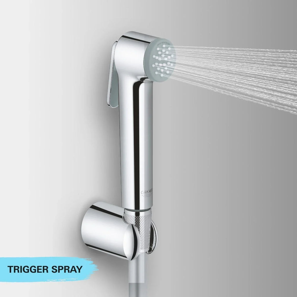 High Pressure Handheld Shower Head with Trigger Control – Portable Shower Wand with Hose - THEONESHOWER