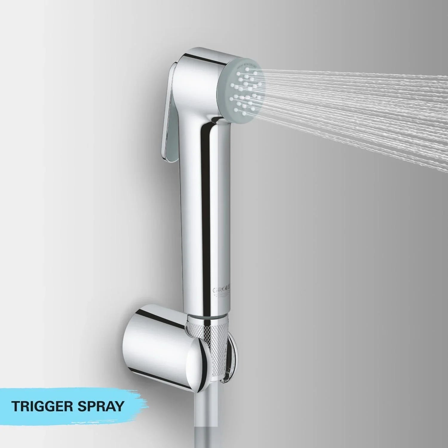High Pressure Handheld Shower Head with Trigger Control – Portable Shower Wand with Hose - THEONESHOWER