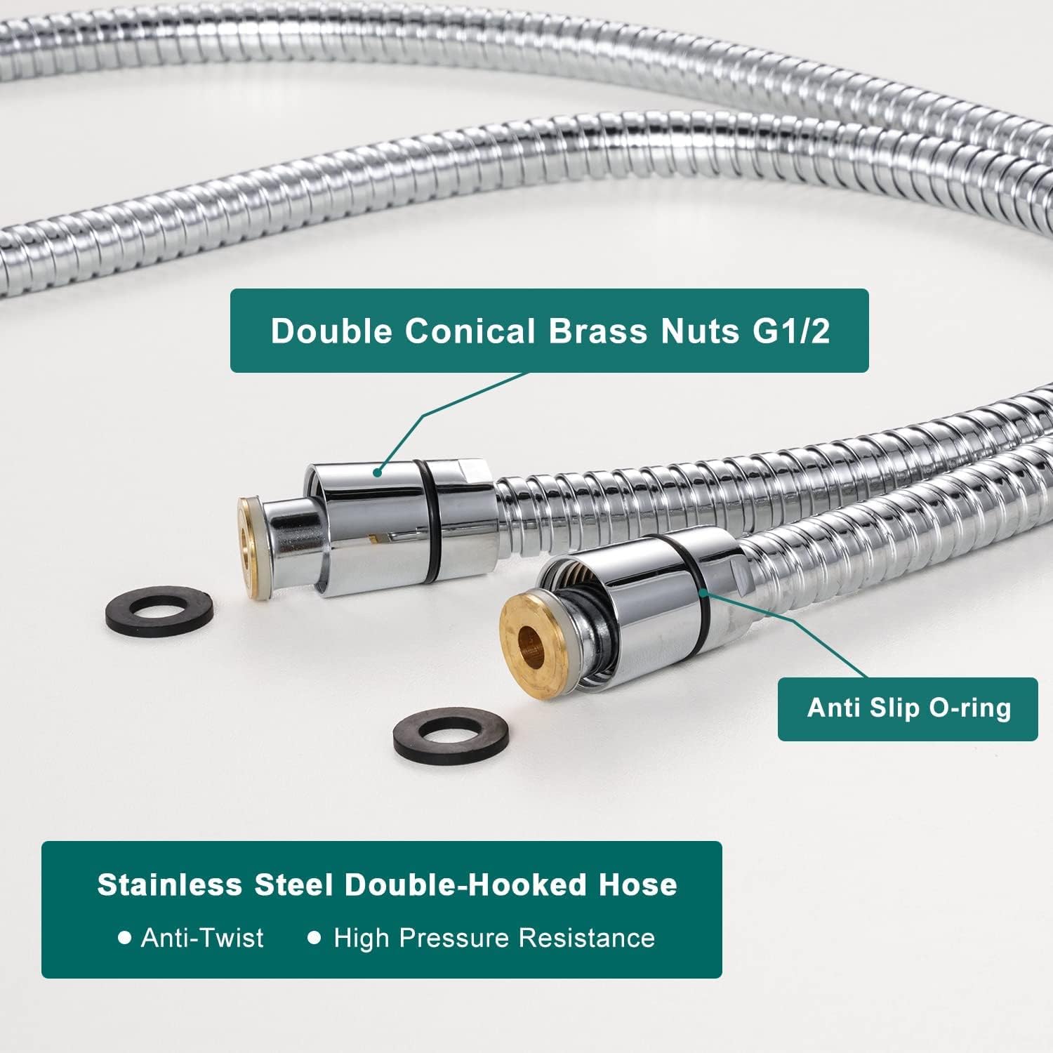 High - Pressure RV Shower Head with Hose – Handheld for RVs, Campers & Trailers - THEONESHOWER