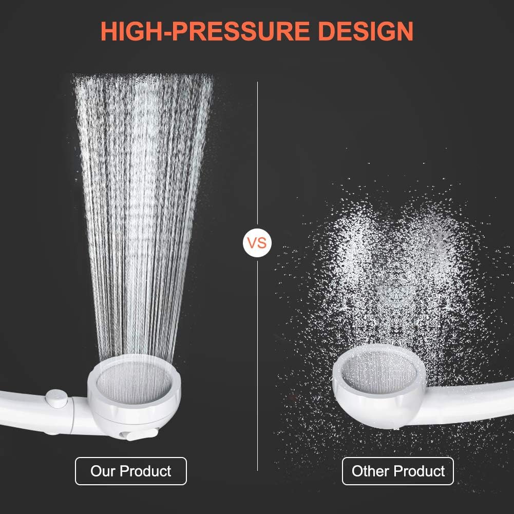 Portable Handheld Showerhead with 5 FT Garden Hose – High Pressure & ON/OFF Switch - THEONESHOWER