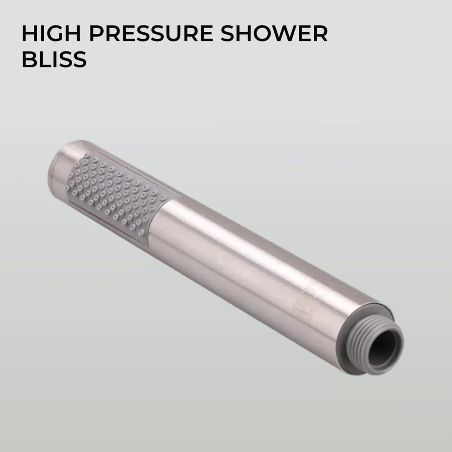 Replacement Universal Handheld Shower Head – High Pressure Stainless Steel Pencil Showerhead, Screw - On Attachment, Handheld Micro Shower Wand - THEONESHOWER